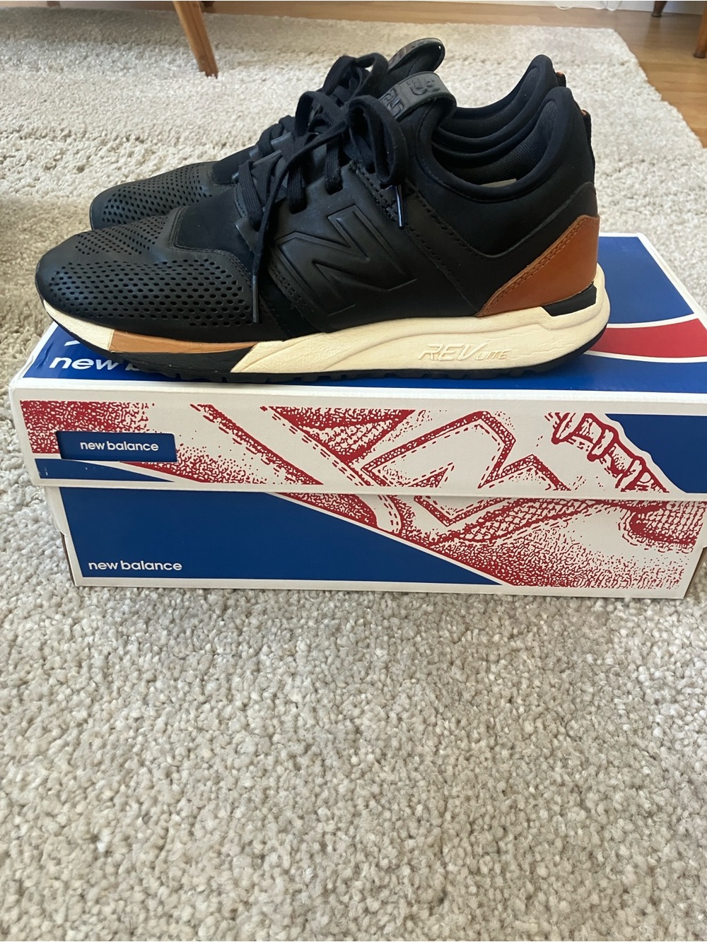 New Balance Men’s 247 REVlite Athletic Sneakers